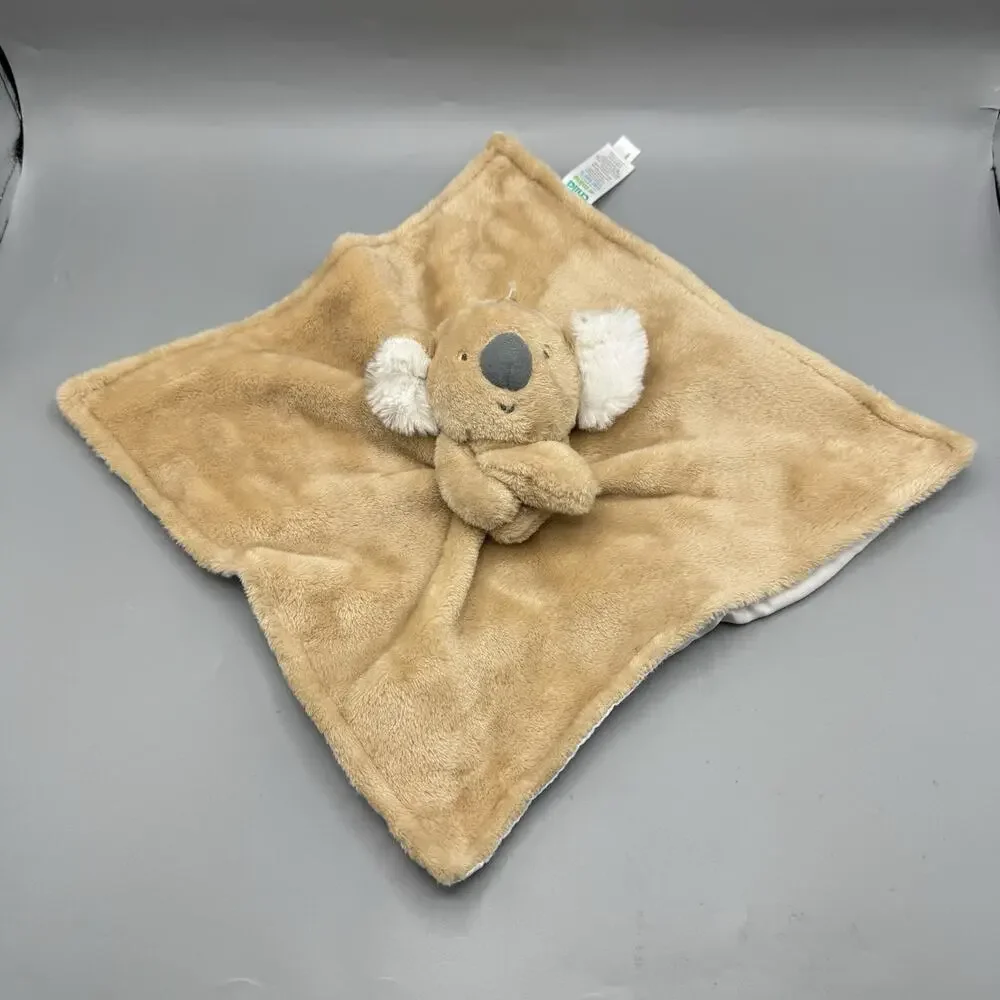 Carters Child of Mine KOALA Baby Lovey Security Blanket Tan Brown 13